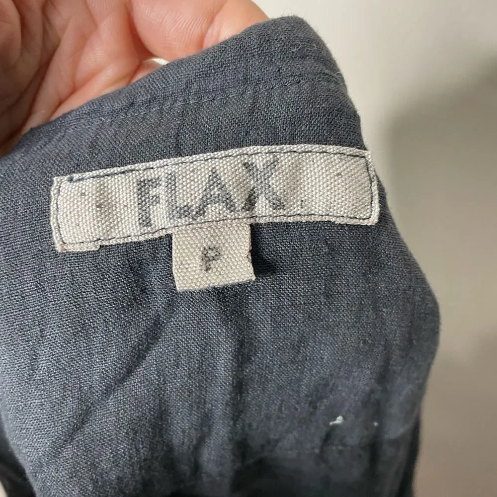FLAX Asymmetrical Zip Hooded Sweatshirt Jacket